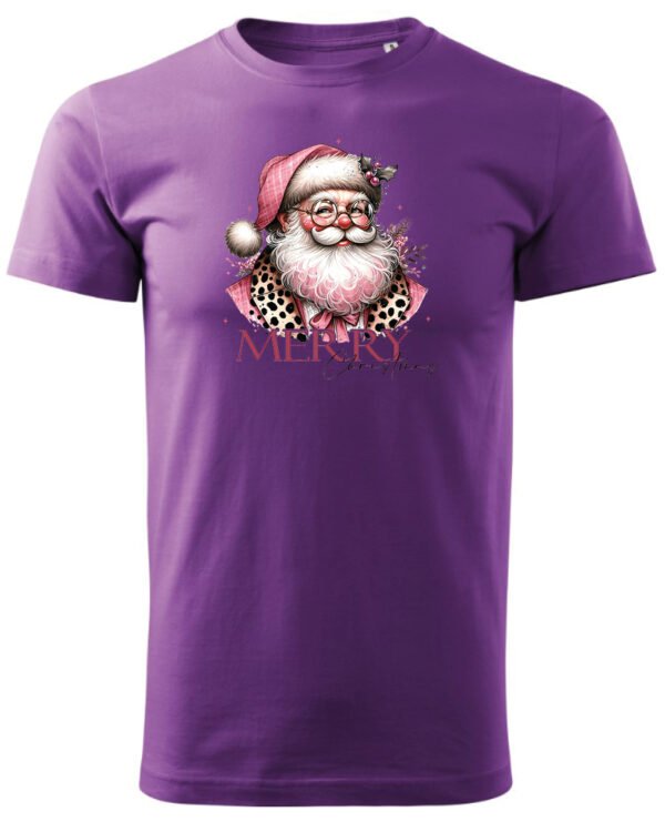 Świąteczna Koszulka “Stylowy Święty Mikołaj – Merry Christmas” – Unisex