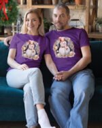 Świąteczna Koszulka “Bałwanek w Świątecznej Girlandzie” - Unisex