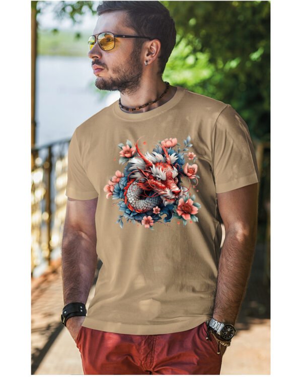 Koszulka Mistyczny Smok <br>Orientalna harmonia - Unisex, dla niego