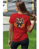 Koszulka Rycz jak tygrys, siła i dzikość – Unisex