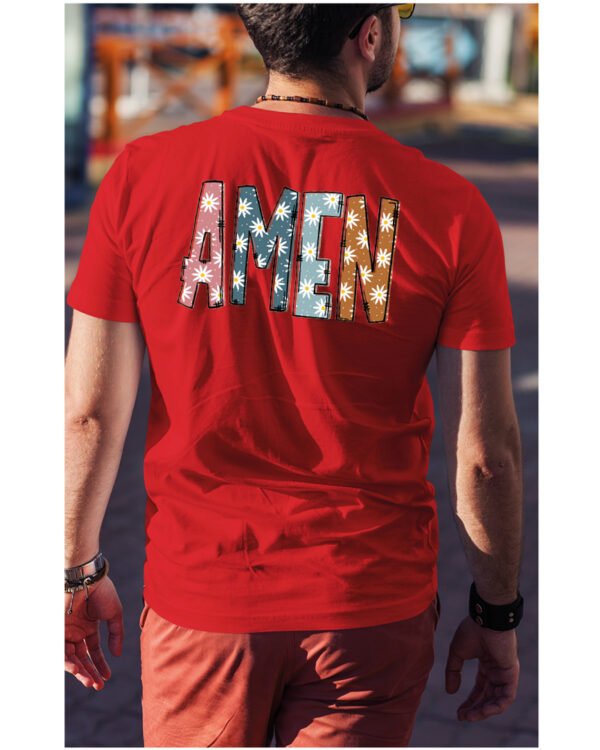 Koszulka Amen, wiara z naturą – Unisex