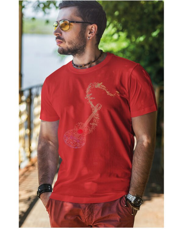 Koszulka Muzyka z duszy <br>Gitarowe wibracje - Unisex, dla niego
