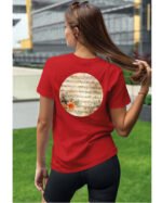 Koszulka Muzyczna harmonia <br>Nuty i kwiaty - Unisex, dla niej