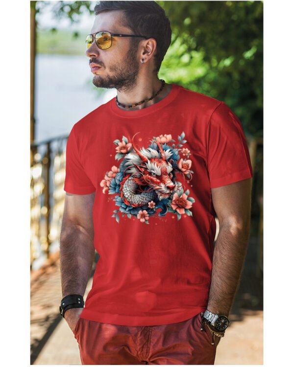 Koszulka Mistyczny Smok <br>Orientalna harmonia - Unisex, dla niego