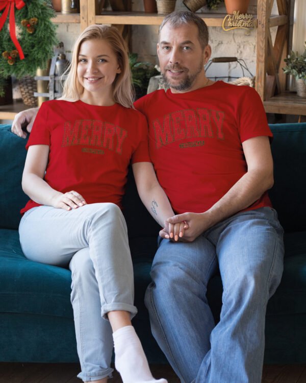Świąteczna Koszulka “Merry Christmas” – Unisex