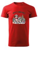 Świąteczna Koszulka “Moo-y Christmas – Świąteczna Krówka" – Unisex