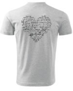 Koszulka Matematyczne serce, dla miłośników liczb – edycja Midnight, Unisex