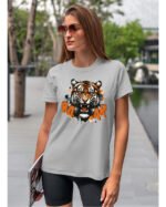 Koszulka Rycz jak tygrys, siła i dzikość – Unisex