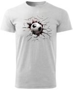 Koszulka Siła futbolu, „Piłka przebija wszystko” – Unisex