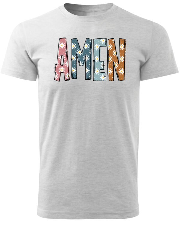 Koszulka Amen, wiara z naturą – Unisex