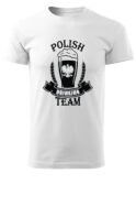 Patriotyczna Koszulka Unisex "Polish Drinking Team" – Wybierz Kolor!