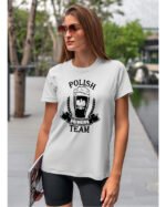 Patriotyczna Koszulka Unisex "Polish Drinking Team" – Wybierz Kolor!