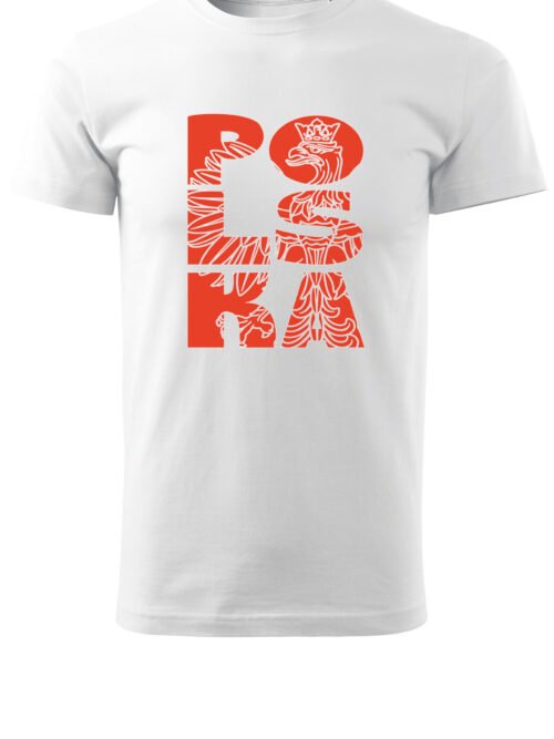 Patriotyczna Koszulka Unisex "Polska z Orłem" – Wybierz Kolor!