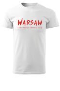 Patriotyczna Koszulka Unisex "Warszawa - bohaterskie miasto" – Wybierz Kolor!