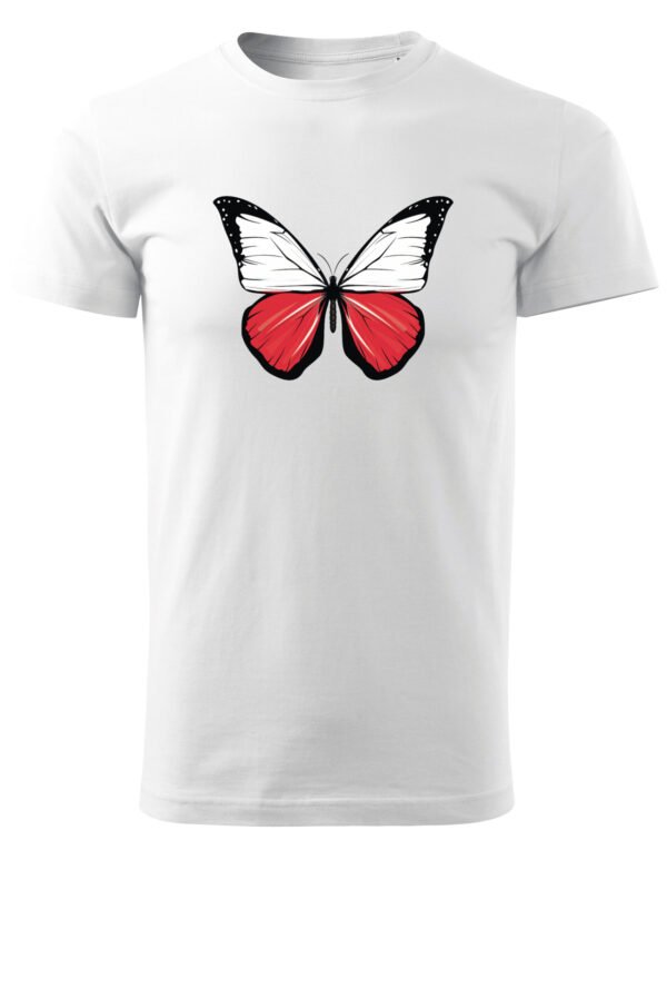 Patriotyczna Koszulka Unisex "Polski Motyl wolności" – Wybierz Kolor!