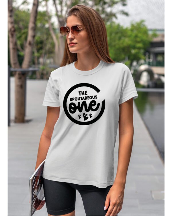 Koszulka wyjątkowy i spontaniczny, „The Spoutareous One” – Unisex