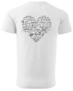 Koszulka Matematyczne serce, dla miłośników liczb – edycja Midnight, Unisex
