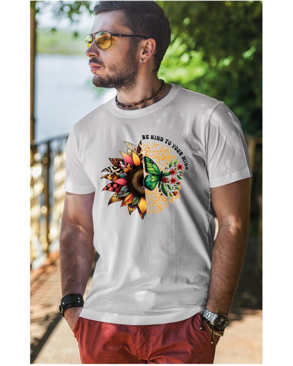 Koszulka Dbaj o swój spokój, „Be kind to your mind” – Unisex