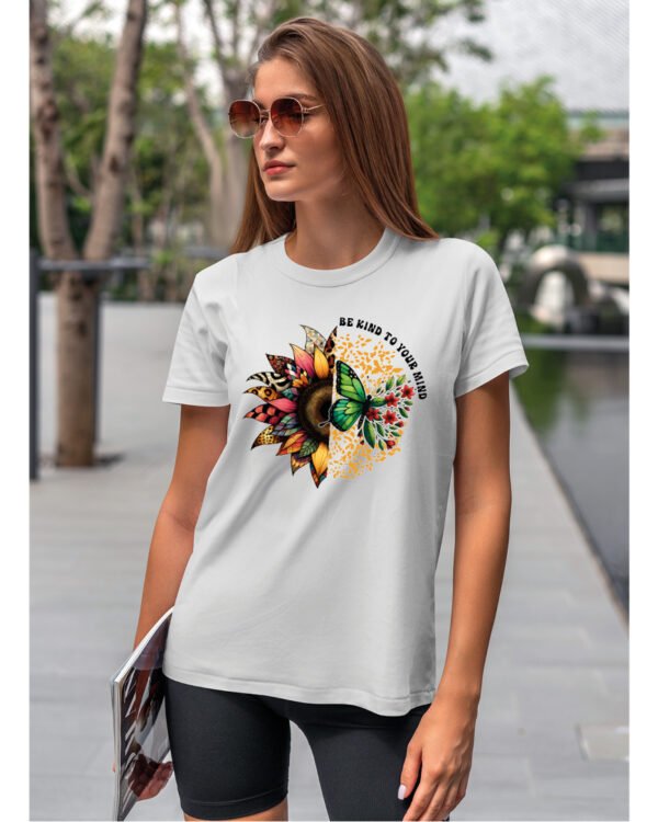 Koszulka Dbaj o swój spokój, „Be kind to your mind” – Unisex