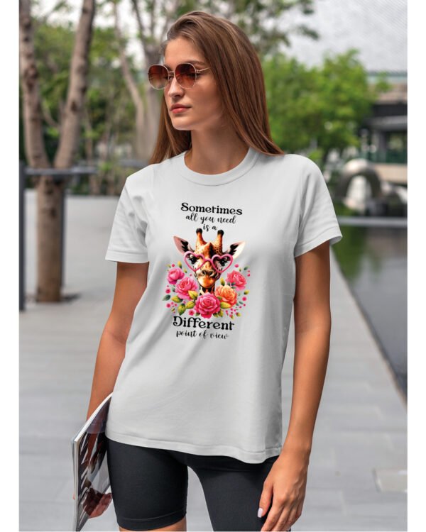 Koszulka Odkryj nowe spojrzenie, „Sometimes all you need is a different point of view” – Unisex