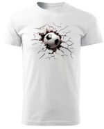 Koszulka Siła futbolu, „Piłka przebija wszystko” – Unisex