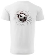 Koszulka Siła futbolu, „Piłka przebija wszystko” – Unisex