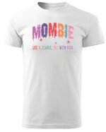 Halloweenowa Koszulka Unisex "Mombie" – Wybierz Kolor!