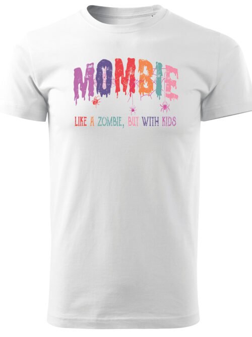 Halloweenowa Koszulka Unisex "Mombie" – Wybierz Kolor!