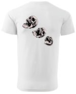 Halloweenowa Koszulka Unisex "Skull Trio" – Wybierz Kolor!