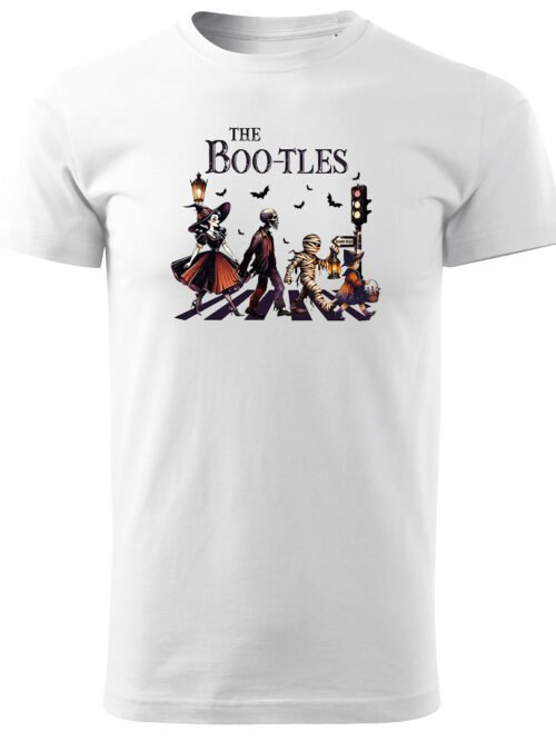 Halloweenowa Koszulka Unisex "The Boo-tles" – Wybierz Kolor!