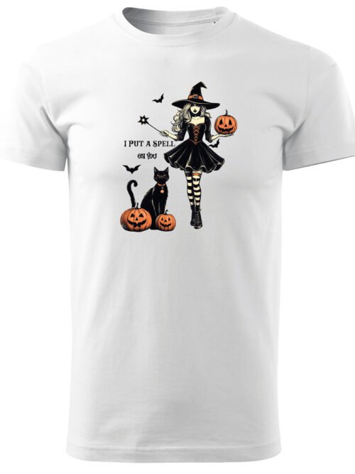 Halloweenowa Koszulka Unisex "I Put a Spell on You" – Wybierz Kolor!