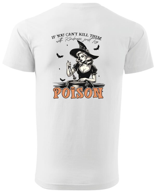 Halloweenowa Koszulka Unisex "Poison" – Wybierz Kolor!