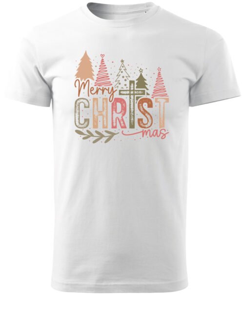 Świąteczna Koszulka “Merry CHRISTmas”  – Unisex