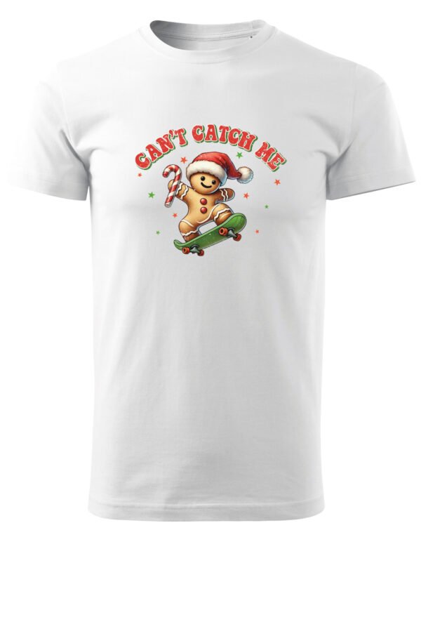 Świąteczna Koszulka “Can't Catch Me – Świąteczny Pierniczek” – Unisex