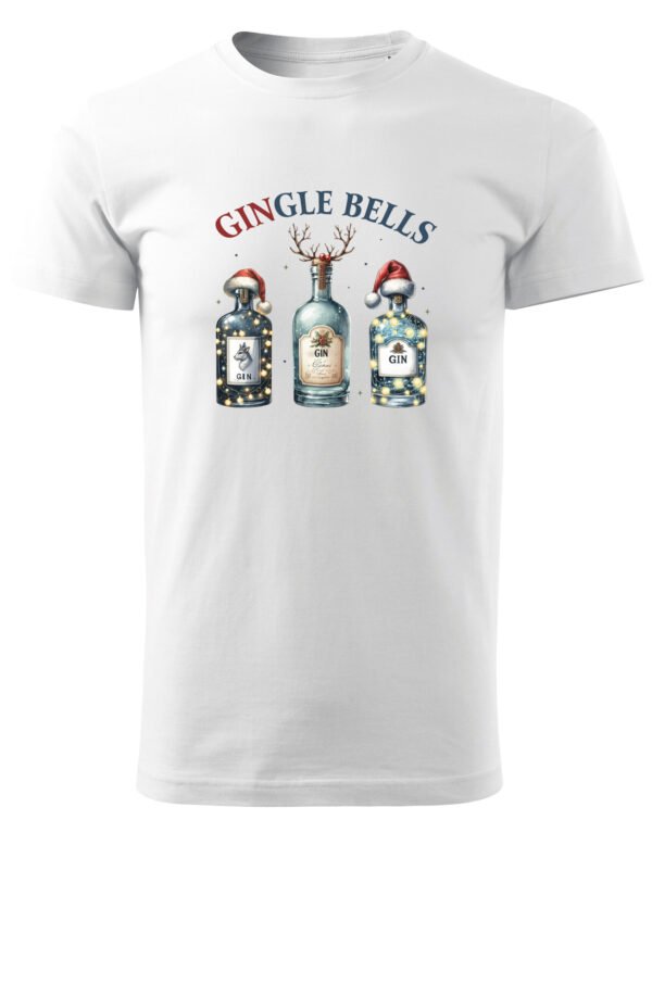 Świąteczna Koszulka “Gingle Bells – Ginowa Radość” – Unisex