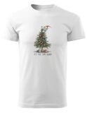 Świąteczna Koszulka “It’s That Time Again – Kot na Choince” – Unisex