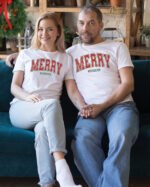 Świąteczna Koszulka “Merry Christmas” – Unisex