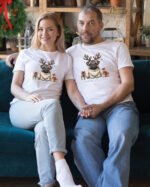 Świąteczna Koszulka “Merry Pugmas – Świąteczny Mops” – Unisex