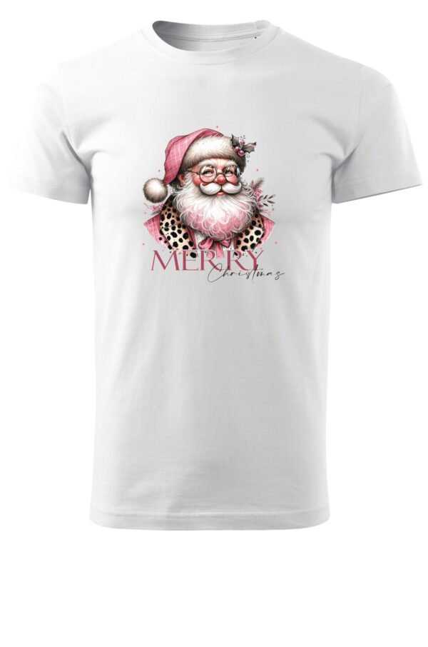 Świąteczna Koszulka “Stylowy Święty Mikołaj – Merry Christmas” – Unisex