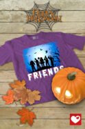 Halloweenowa Koszulka Unisex "Friends Horror Edition" – Wybierz Kolor!