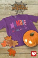 Halloweenowa Koszulka Unisex "Mombie" – Wybierz Kolor!