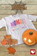 Halloweenowa Koszulka Unisex "Mombie" – Wybierz Kolor!