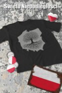 Patriotyczna Koszulka Unisex "Korzenie Polski" - siła tradycji – Wybierz Kolor!