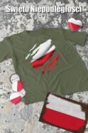 Patriotyczna Koszulka Unisex "Polska siła" – Wybierz Kolor!