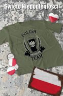Patriotyczna Koszulka Unisex "Polish Drinking Team" – Wybierz Kolor!