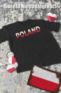 Patriotyczna Koszulka Unisex "Poland" – Wybierz Kolor!