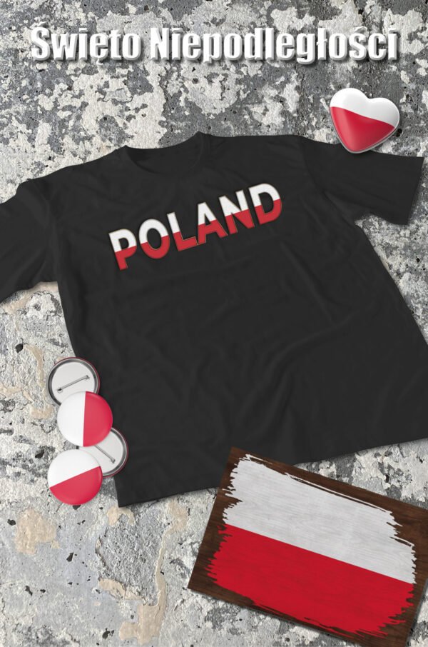 Patriotyczna Koszulka Unisex "Poland" – Wybierz Kolor!