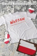 Patriotyczna Koszulka Unisex "Warszawa - bohaterskie miasto" – Wybierz Kolor!