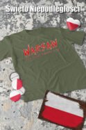 Patriotyczna Koszulka Unisex "Warszawa - bohaterskie miasto" – Wybierz Kolor!