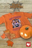 Halloweenowa Koszulka Unisex "Shit Stirrers Social Club" – Wybierz Kolor!